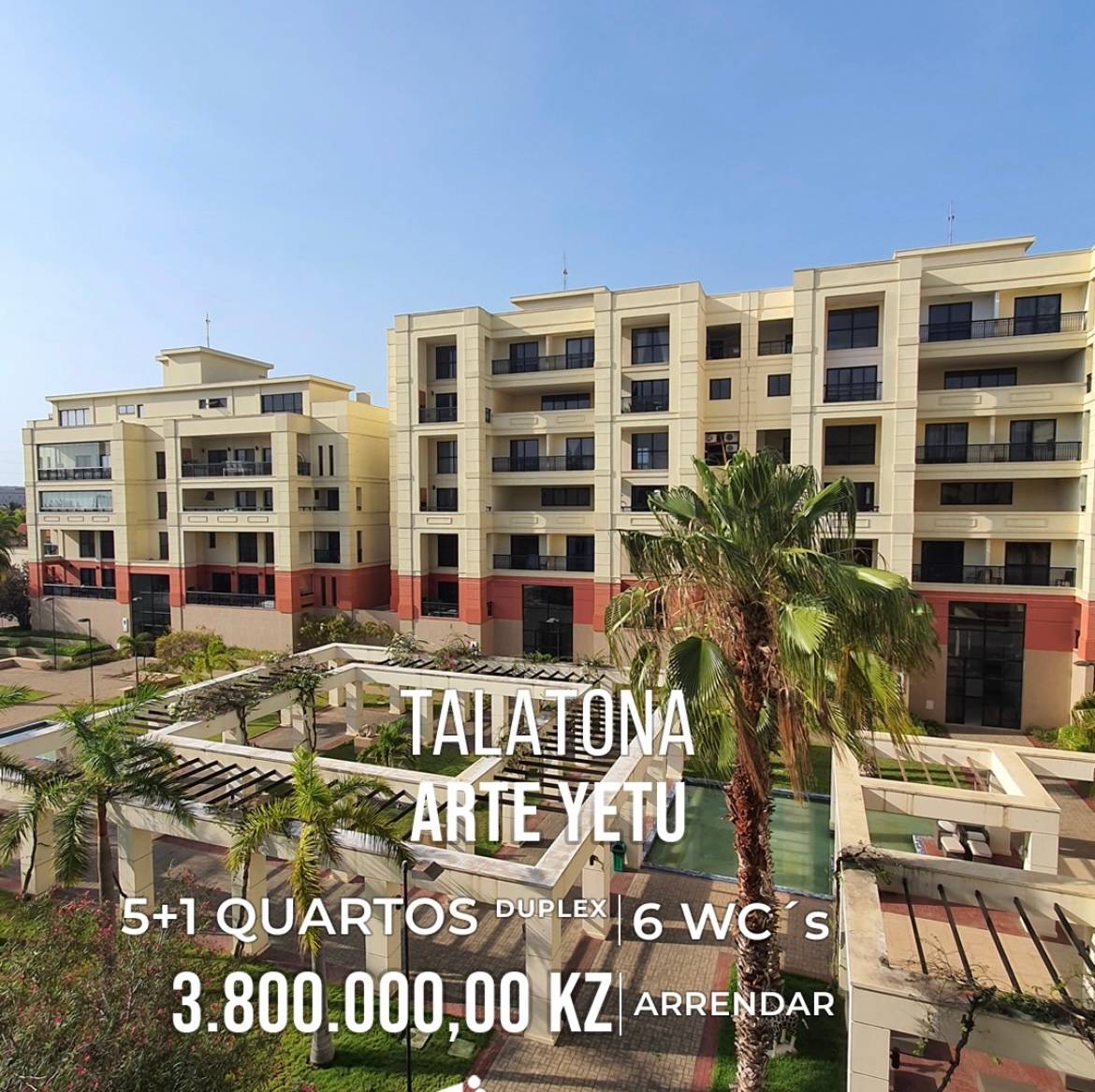 Vende-se ou arrendamento este magnífico apartamento T5 +1 dúplex no condomínio Arte Yetu- Talatona - Foto 1